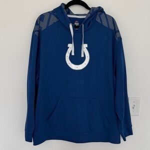 Majestic Indianapolis Colts Blue Hoodie - Size 2XL